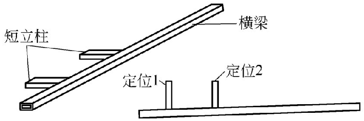 图4-4钣金加工件用扁钢制作的样杆